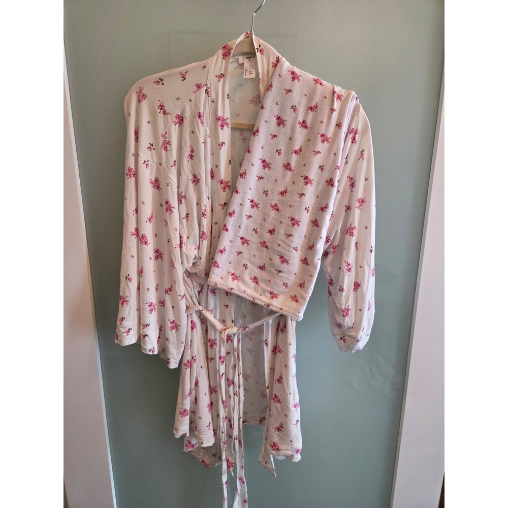 FOREVER 21 Pj dress and robe set size small